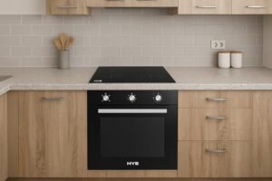 Freestanding Black Cooker