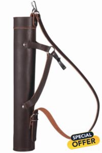 GENERIX Handmade Traditional Bow & Arrow Quiver–Genuine Leather Archery Arrow Holder for Hunting