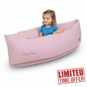 KiddyMoon Inflatable Sensory Peapod Chair For Kids With Handles And Pump