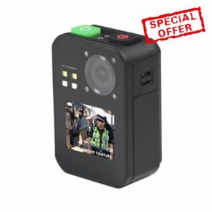 REWIRE SECURITY RX-1s Body Worn Camera | Ideal for Door Man SIA Doorman Bailiff Security Police | High Definition 1920p & Advanced Night Vision | Comes With Garment Dock | Wide-Lens Angle Coverage