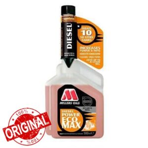 Diesel Power EcoMAX 500ml Fuel Treatment – Engine Performance Booster and Injector Cleaner for Diesel Engines