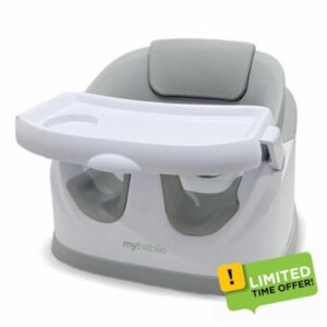 My Babiie MBHCB 2-in-1 Baby Booster Chair – Feeding and Floor Seat for Toddlers