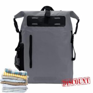 Waterproof Hiking Backpack | Casual High School Bookbag | 25L Roll-Top Closure Boating Backpack for Hiking Photography Kayaking Camping Outdoor Adventure Enthusiasts