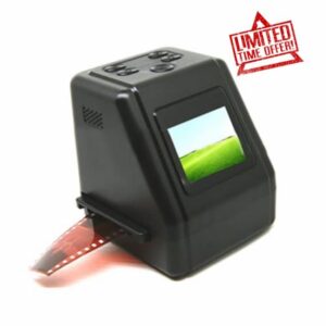 Film Slide Scanners Converts 135/126/110mm and High Resolution Films/Slides/Negatives to Digital JPEG Photos
