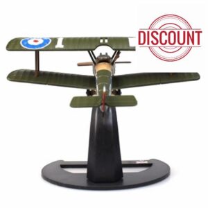 1/72 Scale WWI British Sopwith Camel F.1 Biplane Fighter Model Alloy Model Diecast Plane Toy for Collectio