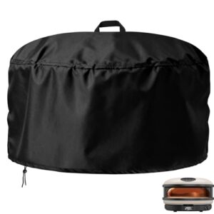 420D Oxford Fabric Round Pizza Oven Cover Waterproof with Drawstring and Top Handle