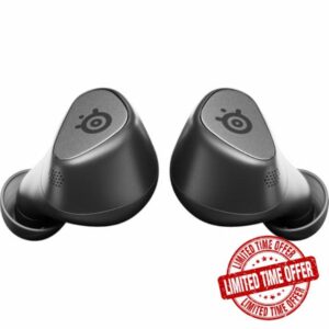 SteelSeries Arctis GameBuds™ for Xbox Wireless Gaming Headset - 2.4GHz + BT 5.3 - ANC/Transparency - Water Resistant IP55-40H Battery - Wireless Charging -