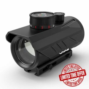 UUQ Tactical 1x30mm Reflex Green/Red/Blue 3 MOA Dot Sight with Dichroic Multi-layer Coating