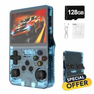 R36S Retro Handheld Gaming Console - 3.5" IPS Screen
