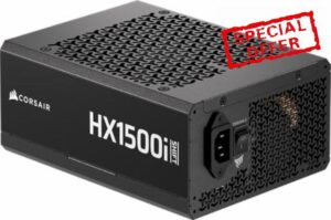 CORSAIR HX1500i SHIFT Fully Modular ATX Power Supply – Built-in iCUE LINK System Hub