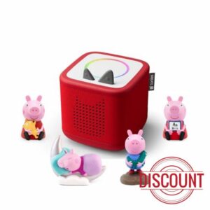 onies Toniebox 2 Bundle Incl. 4 Tonies: Peppa Pig - George Pig