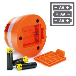 Sequence of images showing a glowing red circular light or indicator mounted on what appears to be a curved surface or edge.
