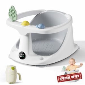 EzyWay Baby Bath Seat with Thermostat for Babies 6 Months & Up