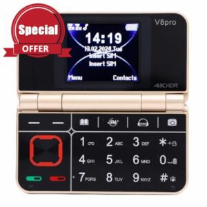Bewinner ​​Flip Foldable Mobile Phone with Large Keypad