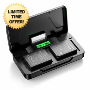 FirstPower NP-W126S NP-W126 Batteriy with 20W Fast Charger for Fujifilm X100VI