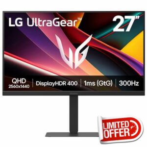 LG UltraGear G6 Gaming Monitor 27G640A-B