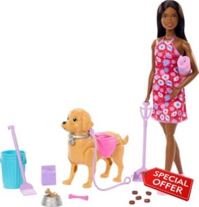 Barbie Walk & Potty Pup Toy Set