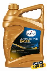 Eurol Ultrance VCC 0W-20 Fully synthetic Oil 5L
