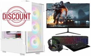 Computek Gaming PC Desktop Computer Bundle