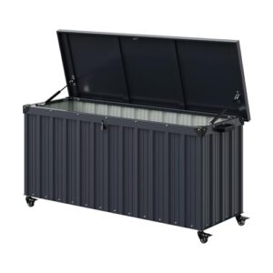 Extra Large Garden Storage Box with Padlock and Handle