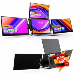 KPKUE 14" Triple Laptop Screen Extender