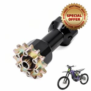 Motorcycle Drive Axis Shaft Motorcycle Center Shaft Sleeve for Surron Light Bee S/X/X160/X260 Dirt Bike Black