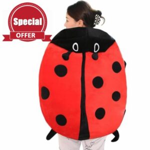 Wearable Pillow Ladybug Giant Wearable Ladybug Big Bug Pillow for Kids and Adult (60cm/23.6in)