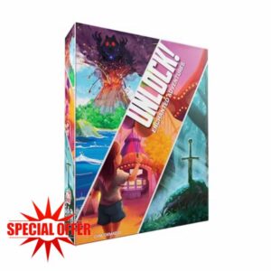 Asmodee | Unlock! 14: Enchanted Adventures | Cooperative Escape Room Card Game | Ages 10+ | 1-6 Players | 60 Minutes Playing Time