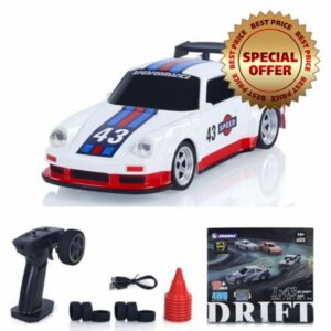 TOUCAN RC HOBBY High Speed 2.4G Mini RC Drift Car 1/43 Racing Vehicles Gyroscope 4WD Ready to Go Mini Car Toy Radio Battery Lights Model UK in Stock