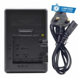 BC-45W BC-50 NP-45 NP-50 Battery Charger Compatible with Fujifilm FinePix F200EXR F75EXR F70EXR F100fd F60fd F50fd XF1 XP100 XP150 XP170 X20 F605EXR F660EXR F775EXR F900EXR Camera