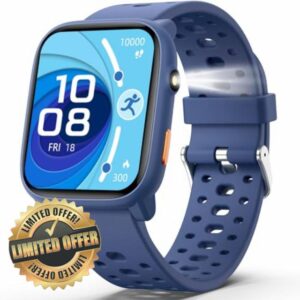 Mgaolo Kids Smart Watch 1.85" Upgrade - Fitness Tracker with Heart Rate Sleep Monitor