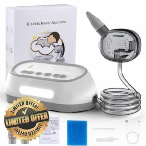 Uplayteck Nasal Aspirator for Baby - Electric Baby Nasal Aspirator with 6 Levels & 78 KPa Strong Suction