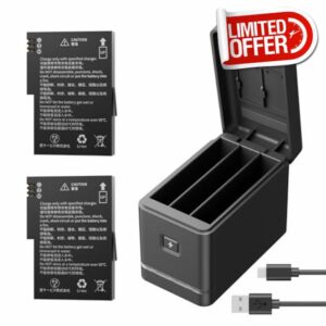 AKASO Battery & Charger for AKASO 360 Action Camera