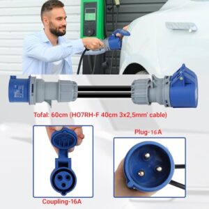 2 Way Heavy Duty Power Splitter Caravan Hook Up Cable