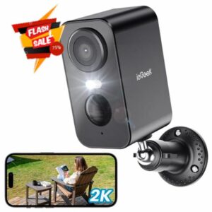 ieGeek 2K Wireless Security Camera Outdoor Colorful Night Vision