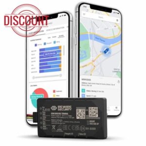 REWIRE SECURITY DB1-Lite 4G Vehicle GPS Tracker - Portable Real-Time Locator for Car