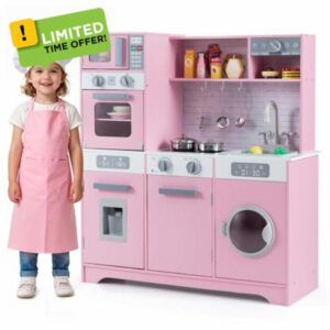 COSTWAY Kids Wooden Kitchen