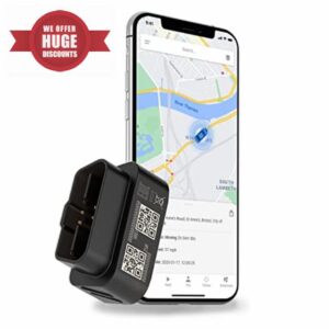 REWIRE SECURITY DB3 Plug & Play OBD GPS Vehicle Tracker – Portable Real-Time Locator for Car