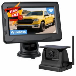 Wireless Reversing Camera With Magnetic & Solar Panel
