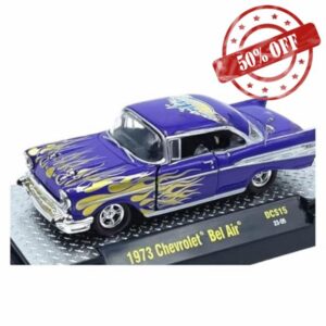Miniature display 1:64 Scale For 1973 Chevrolet Bel Air Alloy Car Die Cast Model Kit Static Collection Ornaments Simulation collectio