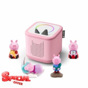 onies Toniebox 2 Bundle Incl. 4 Tonies: Peppa Pig - George Pig