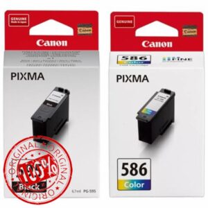 Canon PG-595 Black CL-586 Colour Ink Cartridge Multipack - Ink For PIXMA TS4150i TS6550i TS7550i