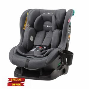 Cozy N Safe Fitzroy+ i-Size 40 to 150cm Child Car Seat with Extended Rear Facing (Slate)