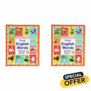 Kids Educational Voice Book with 470 Words for Learning English Vocabulary and Spelling Age 3-6