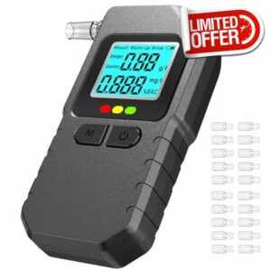 Breathalyzer & Alcohol Tester with Two Sensors