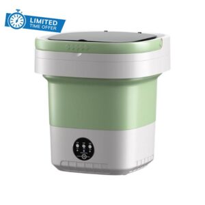 Portable Foldable Washing Machine with Basket