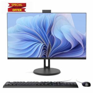 All-in-One Computer 23.8inch Core i5 7300 (Up to 3.5GHz) All-in-one Desktop PC with 270° Adjustable Webcam 16G RAM 512G SSD IPS HD Display Dual Band WiFi Bluetooth 4.2