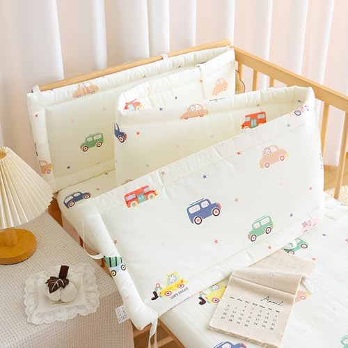 Adjustable Baby Cot Bumper Set & Headboard Protector