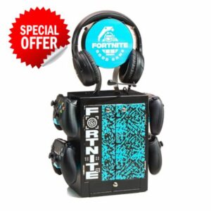 Numskull Official Fortnite Good Game Gaming Locker & Storage Stand – Holds 10 Games/DVDs