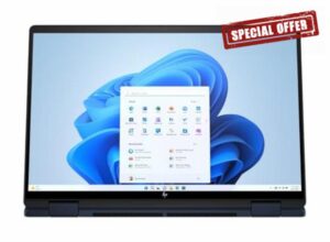 HP Envy x360 14" 2in1 Touchscreen Laptop with Pen | Intel Core Ultra 5-125U | 16 GB RAM | 512 GB SSD | Intel Graphics | 2K Touchscreen Display | Windows 11 Home | Atmospheric Blue | 14-fc0022na